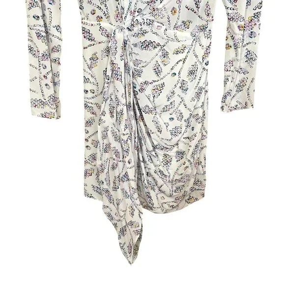 New Isabel Marant Etoile $705 Dulce Mini Dress Size 36 US 4 Small - Picture 6 of 12